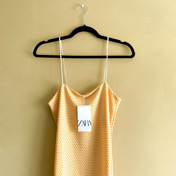 Zara Midi Dress in Mustard Yellow - Picture 5 of 7